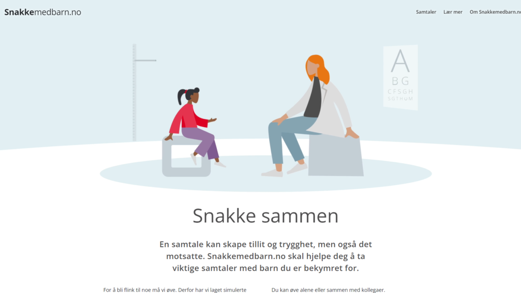 Snakke sammen skjermbile