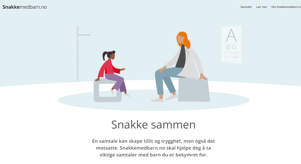 Snakke sammen skjermbile