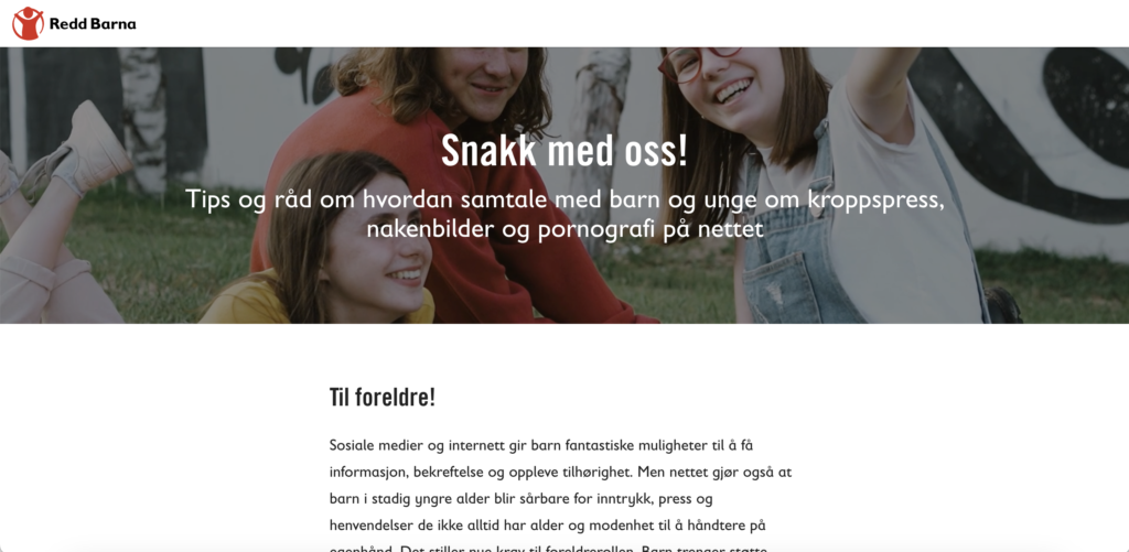 reddbarna.no skjermbilde